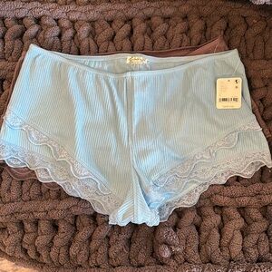 FREE PEOPLE INTIMATELY Lace Trim Sleep Shorts